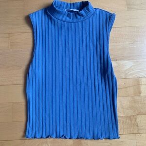 Blue tank top, MANGO